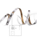 DC24V 10pixel SM16703 3led one chip 60led pixel led strips